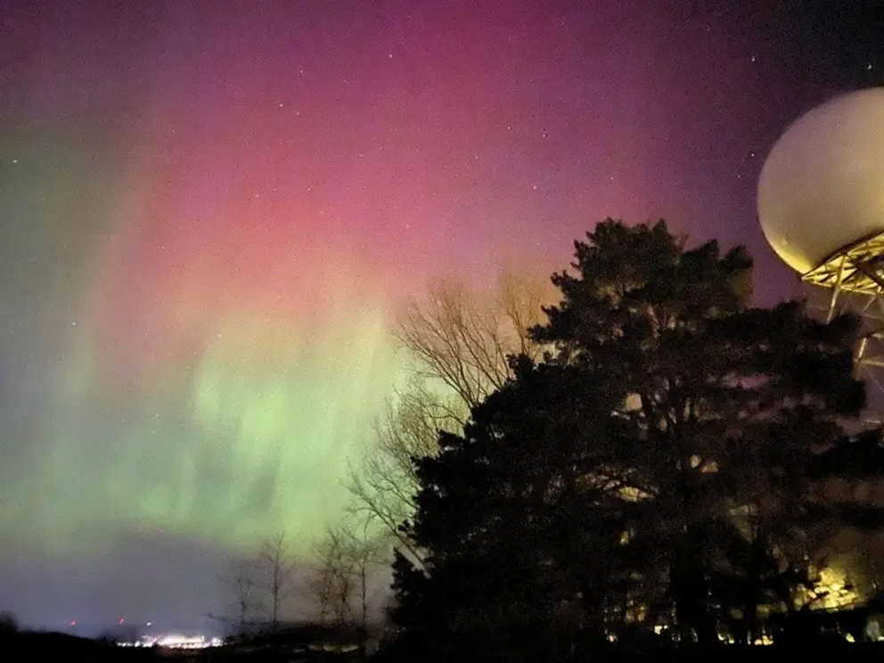 Auroras in La Crosse, Wisconsin on Thursday March 24, 2023