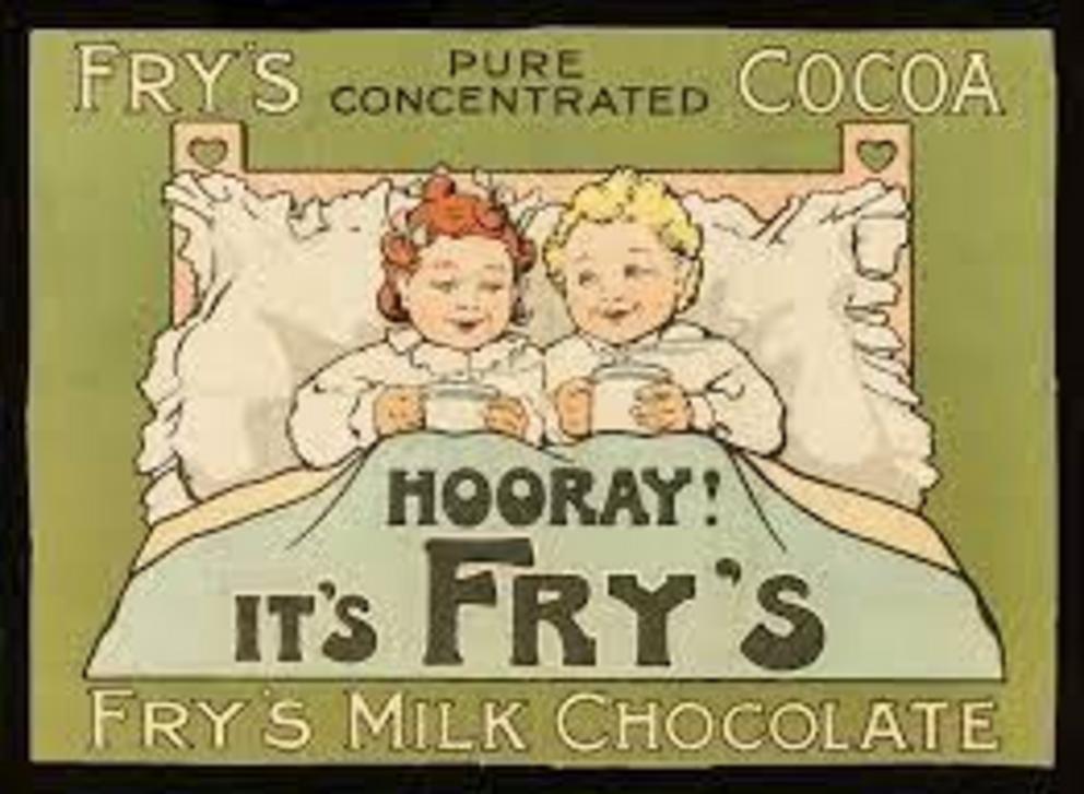 An advert for Fry’s hot chocolate (c.1900-1909).