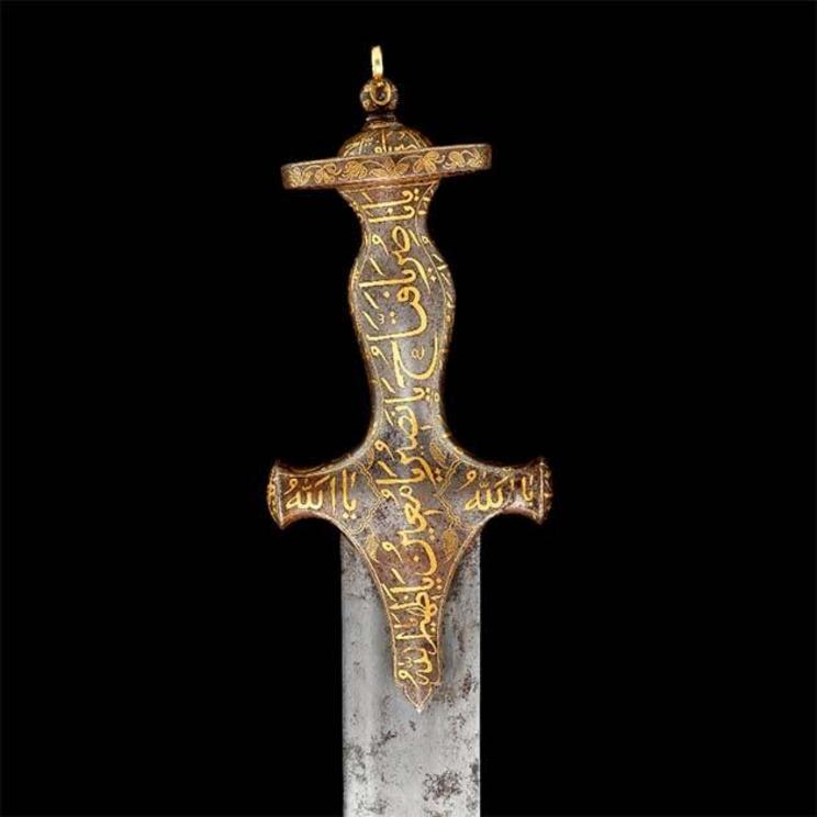 Hilt of Tipu Sultan’s bedchamber sword