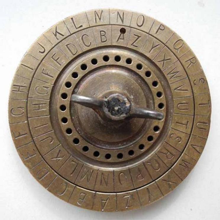 A cypher disk makes it far easier to encrypt messages using the ancient Caesar Cipher, which is one of the earliest known cryptographic techniques attributed to Julius Caesar.