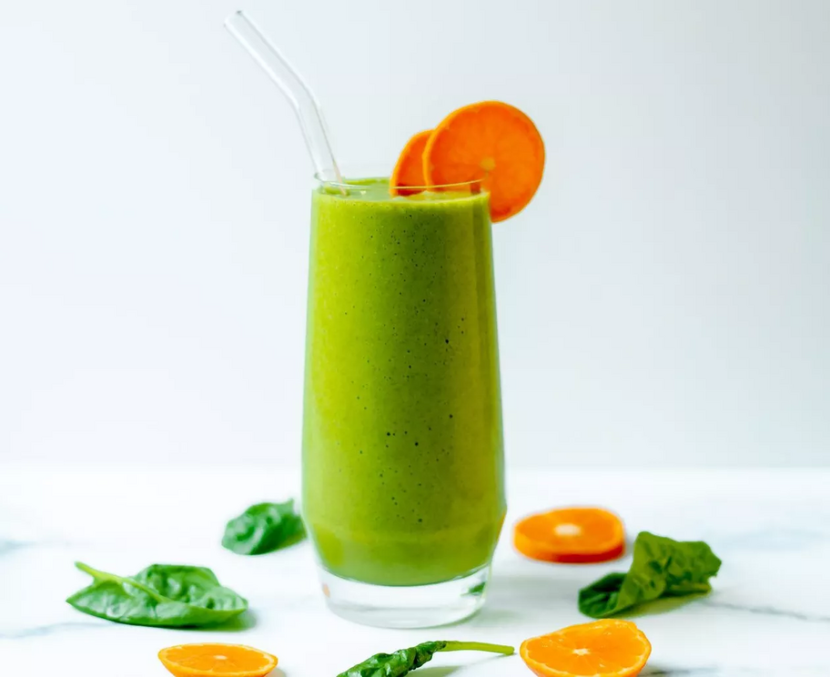 This citrusy smoothie boasts 25 grams of protein.