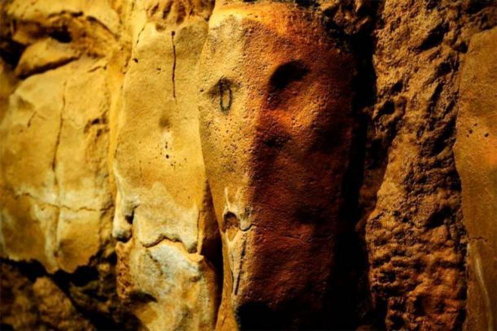 Grotesque mask, Cave of Altamira.