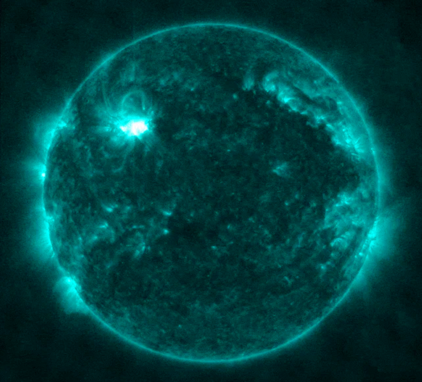 The X6.3 flare that was recorded on 22 February was the most powerful of the current cycle. (NASA SDO)