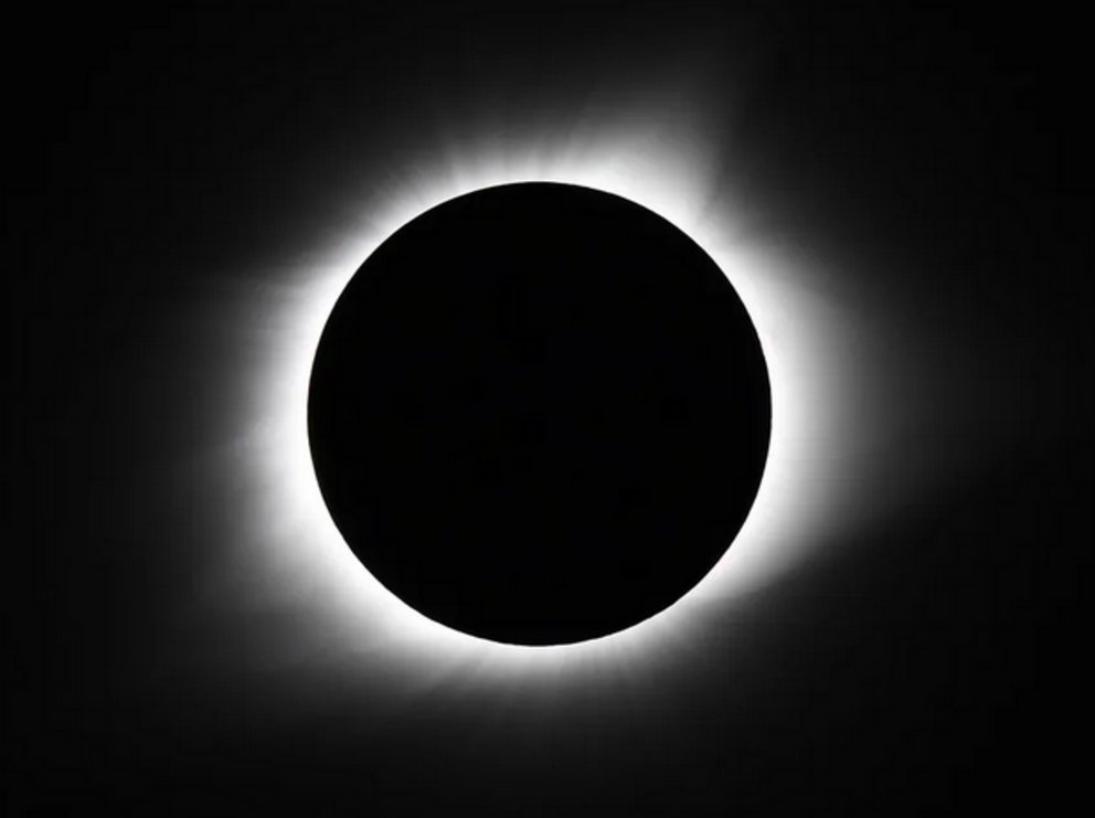 A total solar eclipse as seen from Kentucky in 2017 Jonathan Newton / The Washington Post via Getty Images