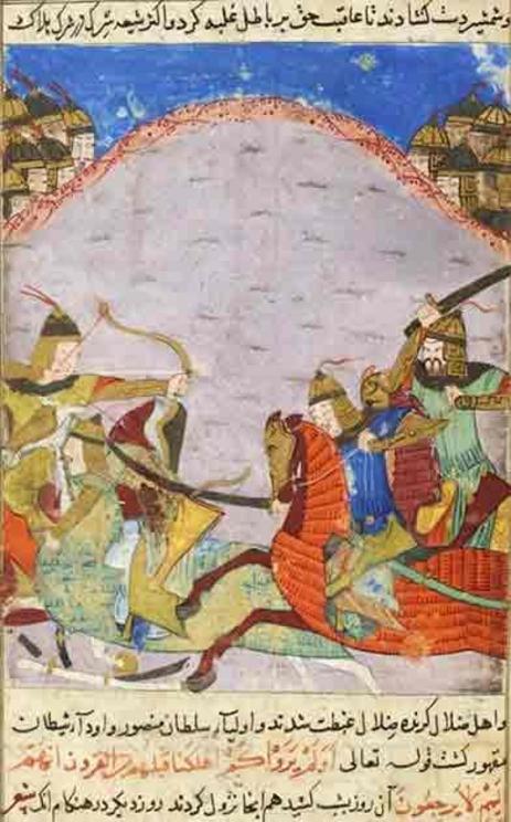 The army of the Khwarazmian Empire during the Battle of Bolnisi in 1227.