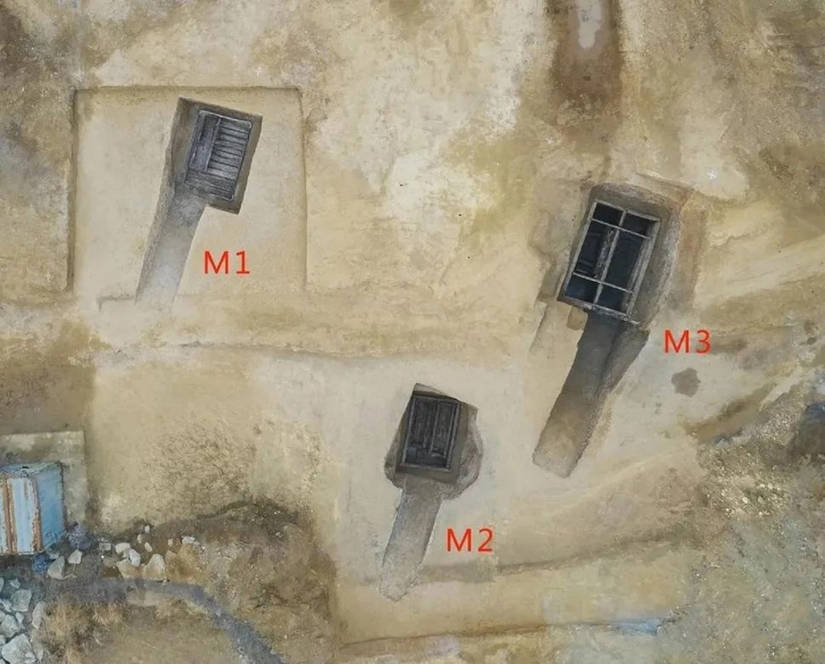 The tombs beneath a village playground near the coastal city Rizhao in China's eastern Shandong province date to the formative Han dynasty, which ruled China between 206 B.C. and A.D. 220.