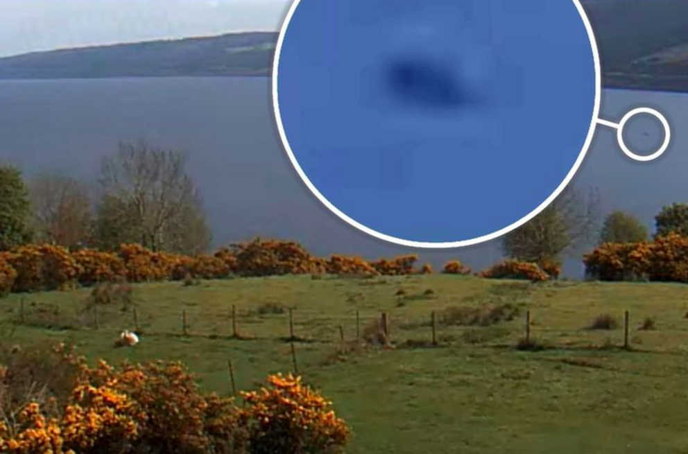 Eoin O’Faodhagain saw the hump emerge from the water in Loch Ness near Urquhart Castle