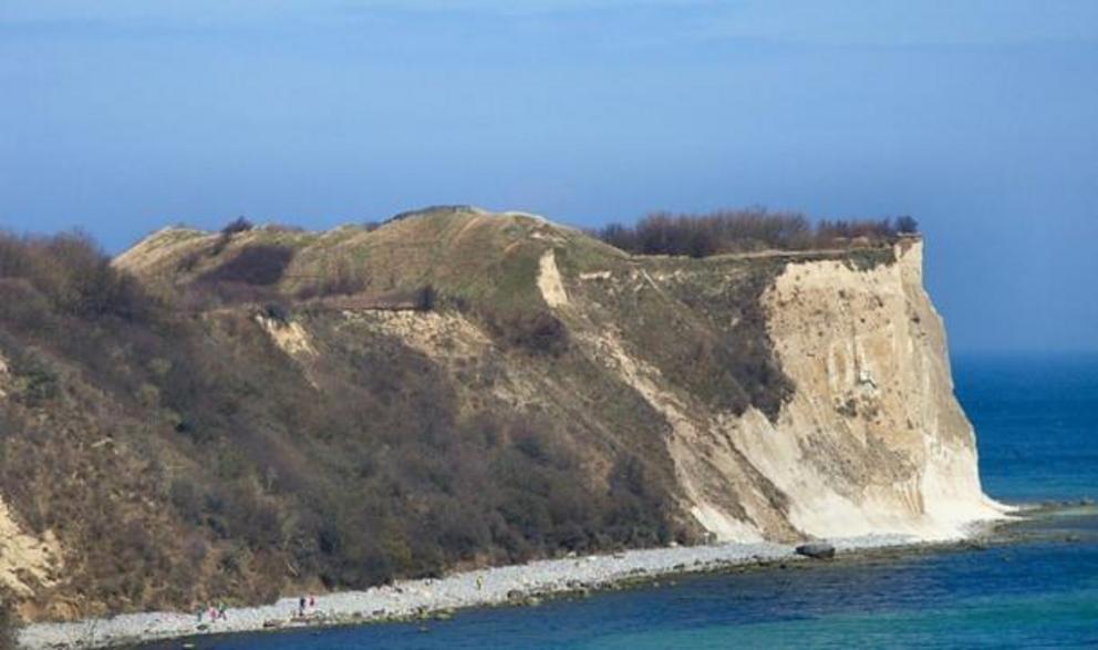 Ramparts and white cliffs at Cape Arkona.