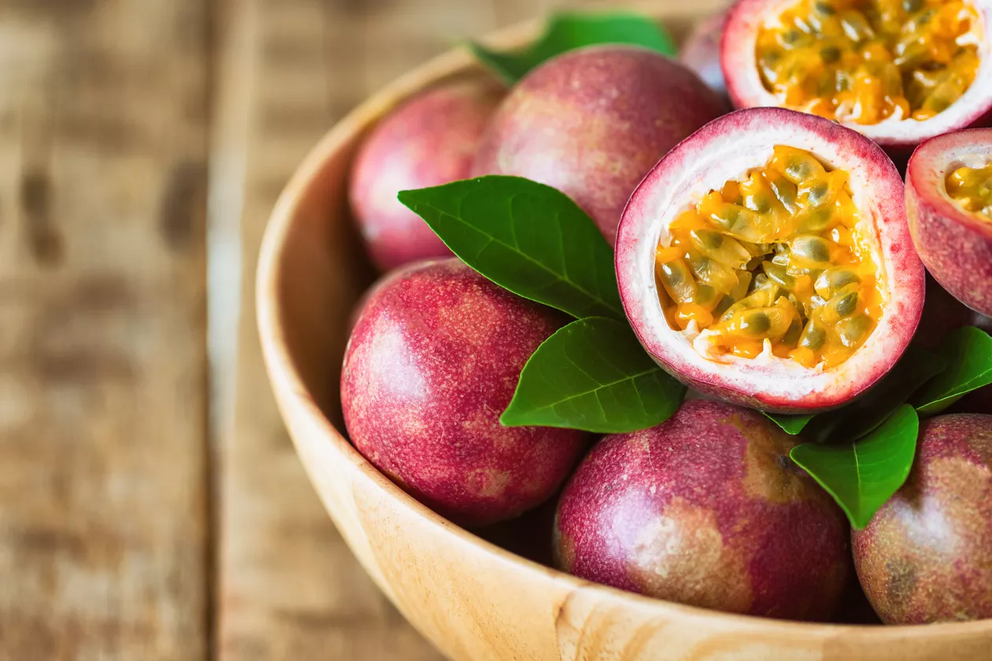 While passionfruit is rich in fiber, it's also high in natural sugars, with 26.4 grams per cup.